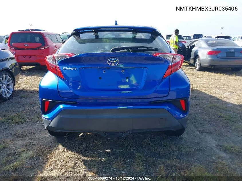 2018 Toyota C-Hr Xle VIN: NMTKHMBX3JR035406 Lot: 40580274