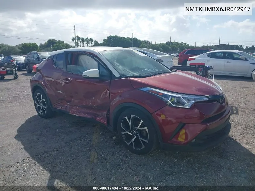 2018 Toyota C-Hr Xle VIN: NMTKHMBX6JR042947 Lot: 40617494