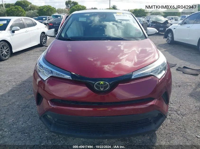 2018 Toyota C-Hr Xle VIN: NMTKHMBX6JR042947 Lot: 40617494