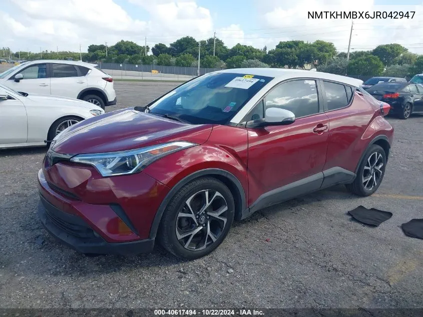 2018 Toyota C-Hr Xle VIN: NMTKHMBX6JR042947 Lot: 40617494