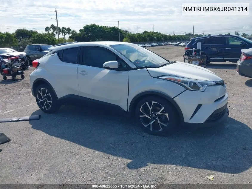 2018 Toyota C-Hr Xle Premium VIN: NMTKHMBX6JR041314 Lot: 40622655