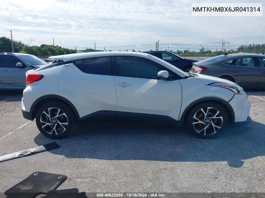 2018 Toyota C-Hr Xle Premium VIN: NMTKHMBX6JR041314 Lot: 40622655