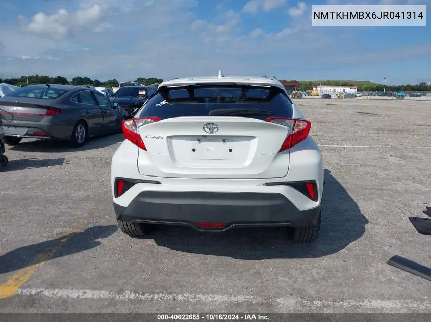 2018 Toyota C-Hr Xle Premium VIN: NMTKHMBX6JR041314 Lot: 40622655