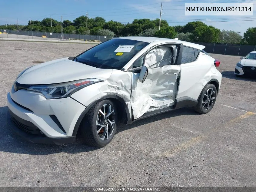 2018 Toyota C-Hr Xle Premium VIN: NMTKHMBX6JR041314 Lot: 40622655