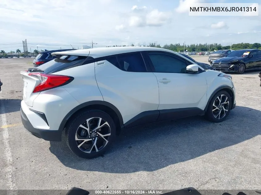 2018 Toyota C-Hr Xle Premium VIN: NMTKHMBX6JR041314 Lot: 40622655