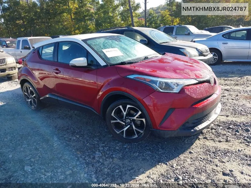 2018 Toyota C-Hr Xle VIN: NMTKHMBX8JR024787 Lot: 40647392