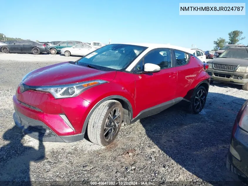 2018 Toyota C-Hr Xle VIN: NMTKHMBX8JR024787 Lot: 40647392