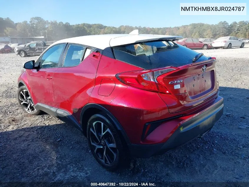 2018 Toyota C-Hr Xle VIN: NMTKHMBX8JR024787 Lot: 40647392