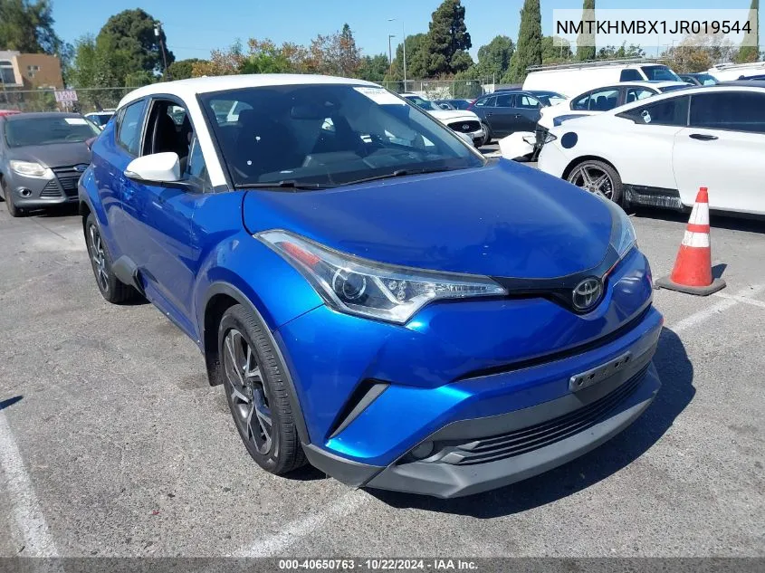 2018 Toyota C-Hr Xle Premium VIN: NMTKHMBX1JR019544 Lot: 40650763