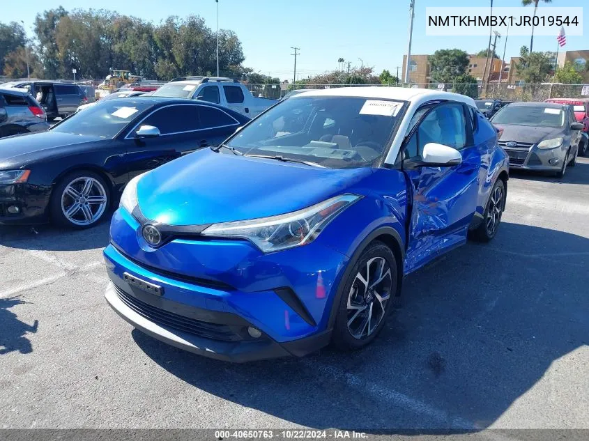 2018 Toyota C-Hr Xle Premium VIN: NMTKHMBX1JR019544 Lot: 40650763