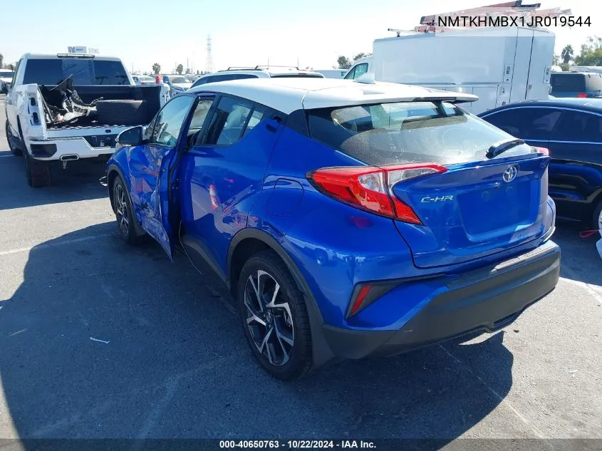 2018 Toyota C-Hr Xle Premium VIN: NMTKHMBX1JR019544 Lot: 40650763