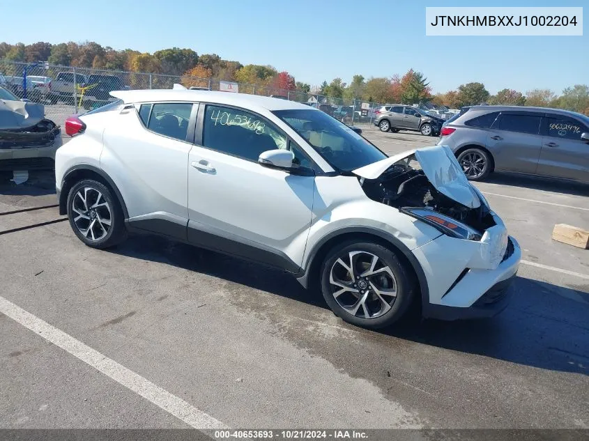 2018 Toyota C-Hr Xle Premium VIN: JTNKHMBXXJ1002204 Lot: 40653693