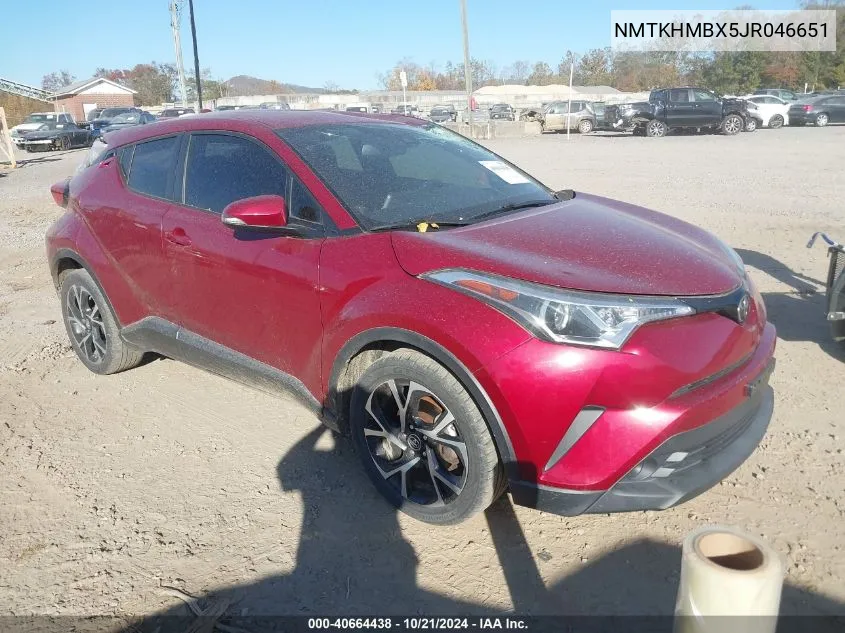 2018 Toyota C-Hr Xle VIN: NMTKHMBX5JR046651 Lot: 40664438