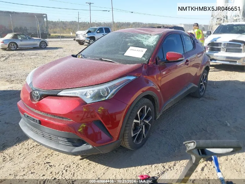 2018 Toyota C-Hr Xle VIN: NMTKHMBX5JR046651 Lot: 40664438