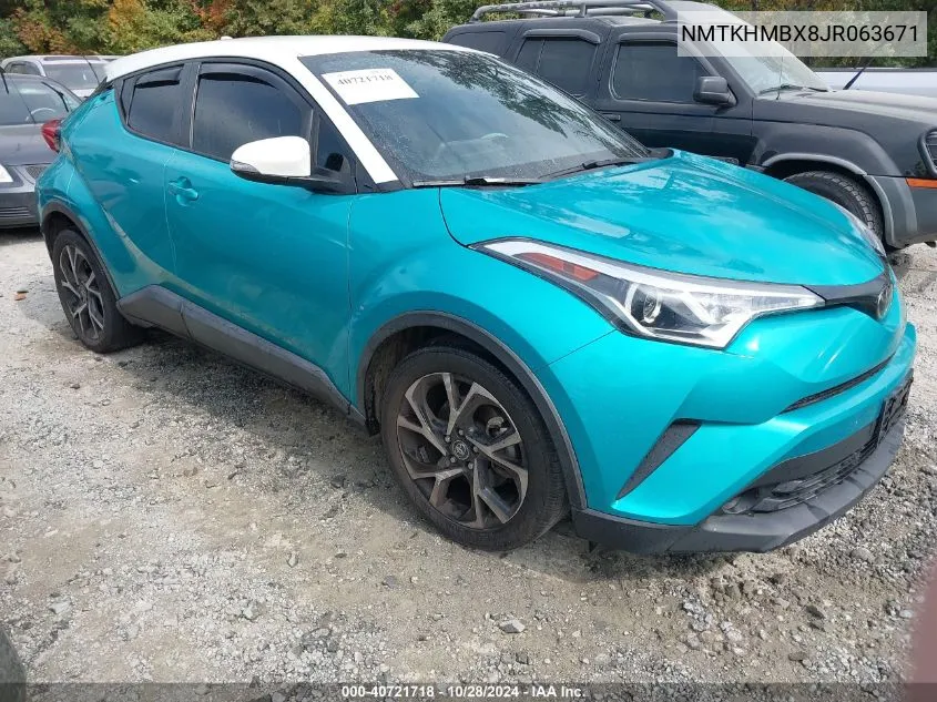 2018 Toyota C-Hr Xle VIN: NMTKHMBX8JR063671 Lot: 40721718