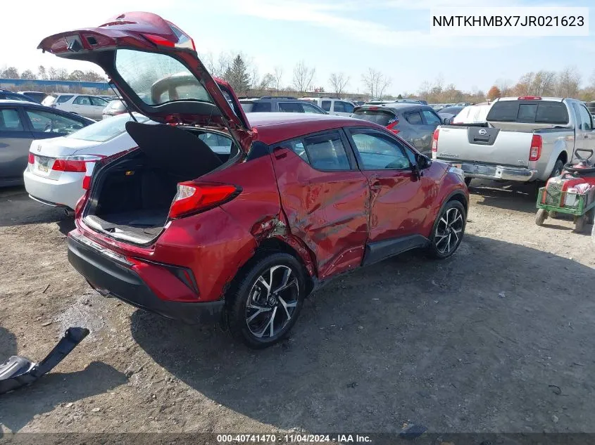 2018 Toyota C-Hr Xle Premium VIN: NMTKHMBX7JR021623 Lot: 40741470