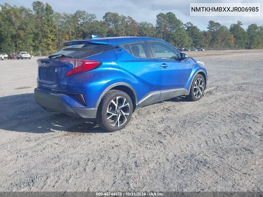 2018 Toyota C-Hr Xle VIN: NMTKHMBXXJR006985 Lot: 40744578