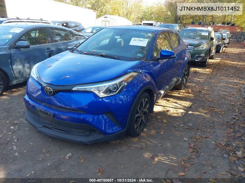 2018 Toyota C-Hr Xle VIN: JTNKHMBX8J1011452 Lot: 40750857