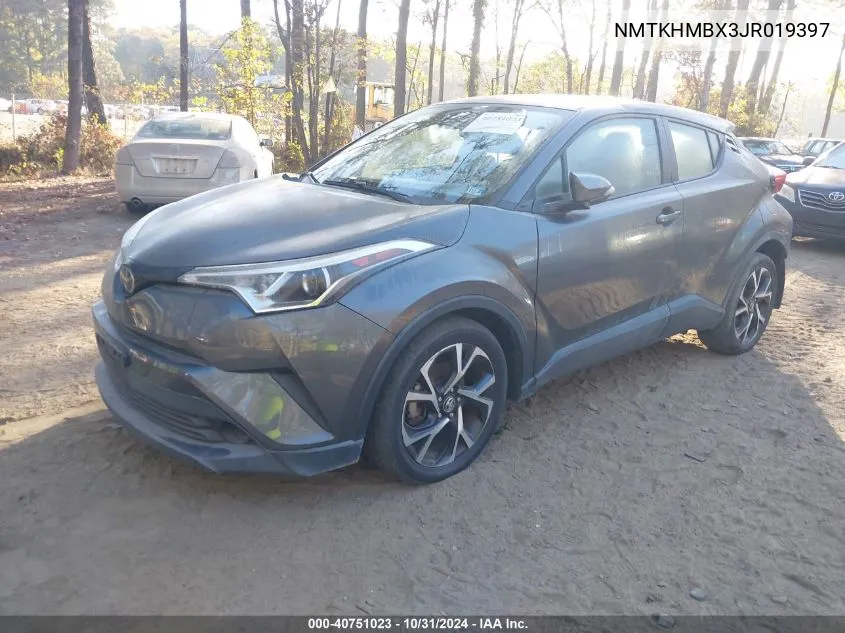 2018 Toyota C-Hr Xle VIN: NMTKHMBX3JR019397 Lot: 40751023