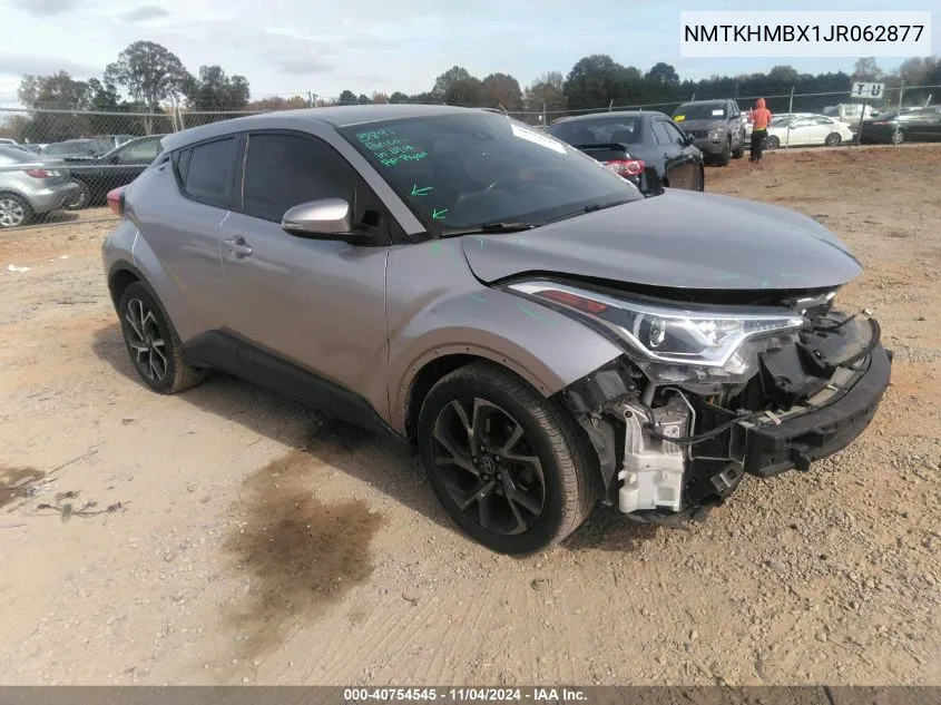 2018 Toyota C-Hr Xle VIN: NMTKHMBX1JR062877 Lot: 40754545