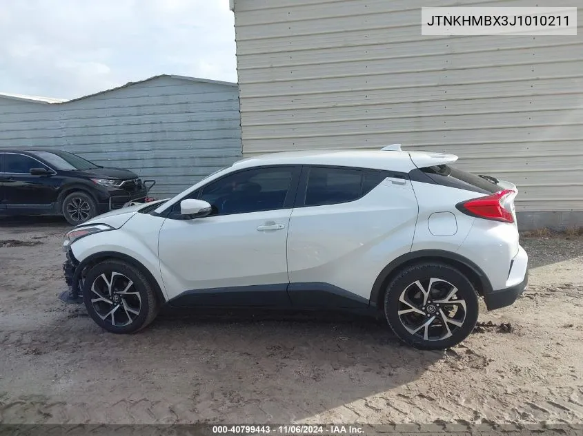 2018 Toyota C-Hr Xle Premium VIN: JTNKHMBX3J1010211 Lot: 40799443