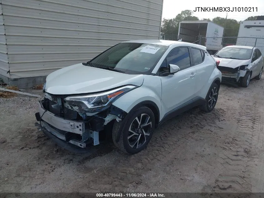 2018 Toyota C-Hr Xle Premium VIN: JTNKHMBX3J1010211 Lot: 40799443