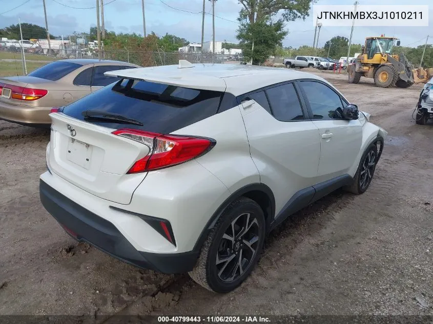 2018 Toyota C-Hr Xle Premium VIN: JTNKHMBX3J1010211 Lot: 40799443