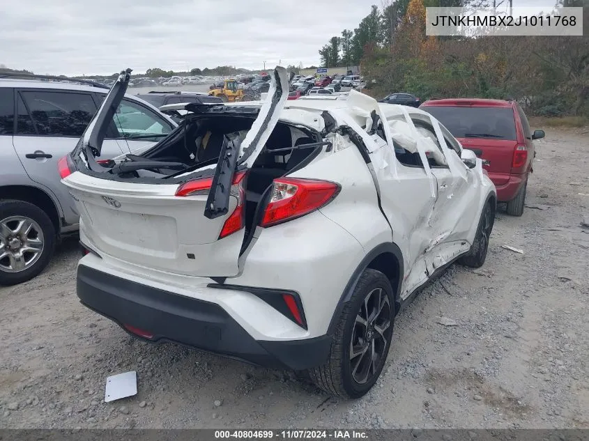 JTNKHMBX2J1011768 2018 Toyota C-Hr Xle Premium