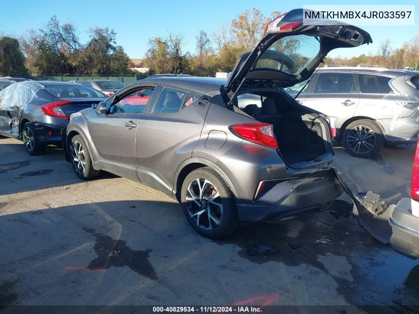 2018 Toyota C-Hr Xle VIN: NMTKHMBX4JR033597 Lot: 40829534