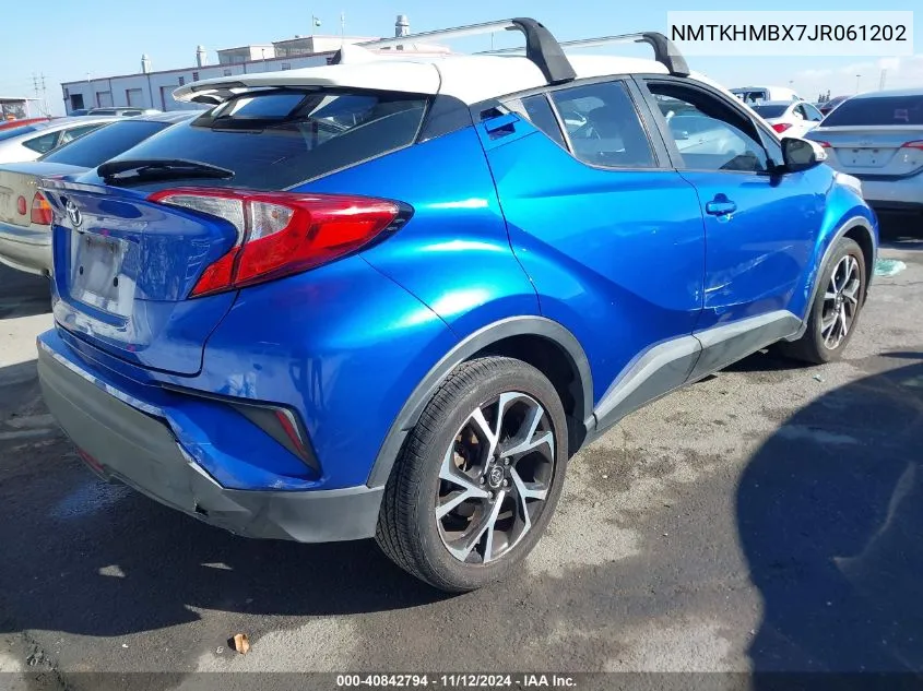 NMTKHMBX7JR061202 2018 Toyota C-Hr Xle Premium