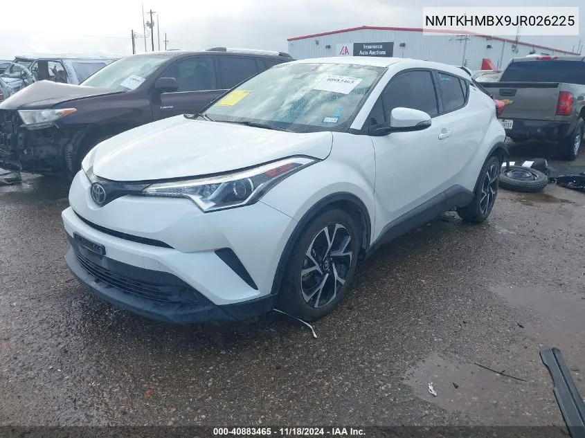 2018 Toyota C-Hr Xle VIN: NMTKHMBX9JR026225 Lot: 40883465