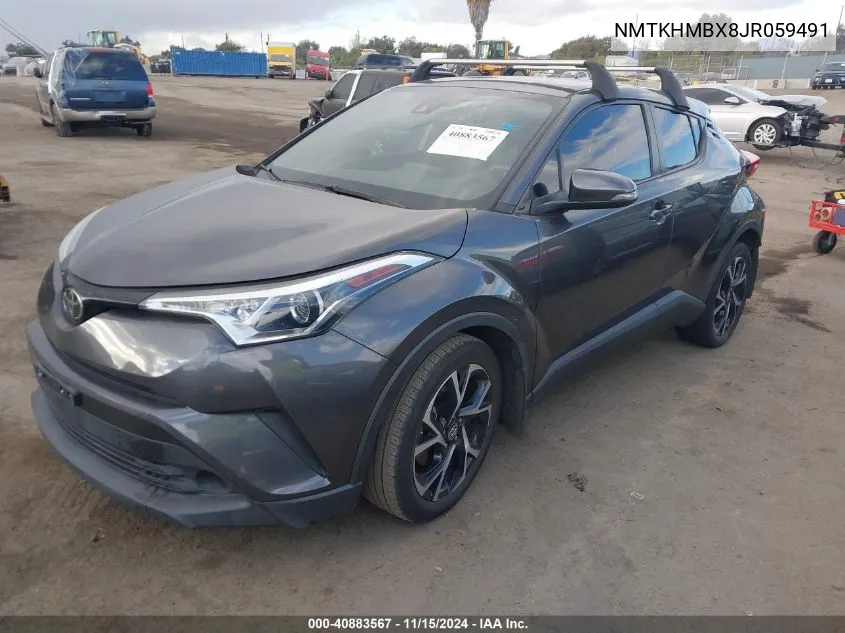 2018 Toyota C-Hr Xle VIN: NMTKHMBX8JR059491 Lot: 40883567