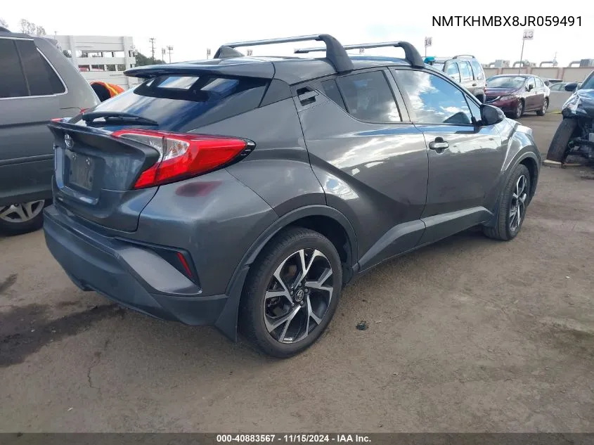 2018 Toyota C-Hr Xle VIN: NMTKHMBX8JR059491 Lot: 40883567