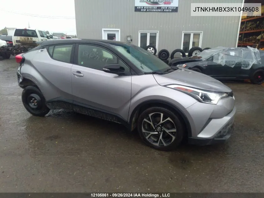 2019 Toyota C-Hr Xle VIN: JTNKHMBX3K1049608 Lot: 12105861