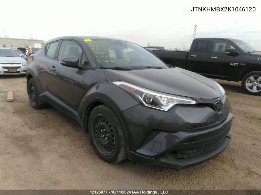 2019 Toyota C-Hr Xle/Le/Limited VIN: JTNKHMBX2K1046120 Lot: 12125877