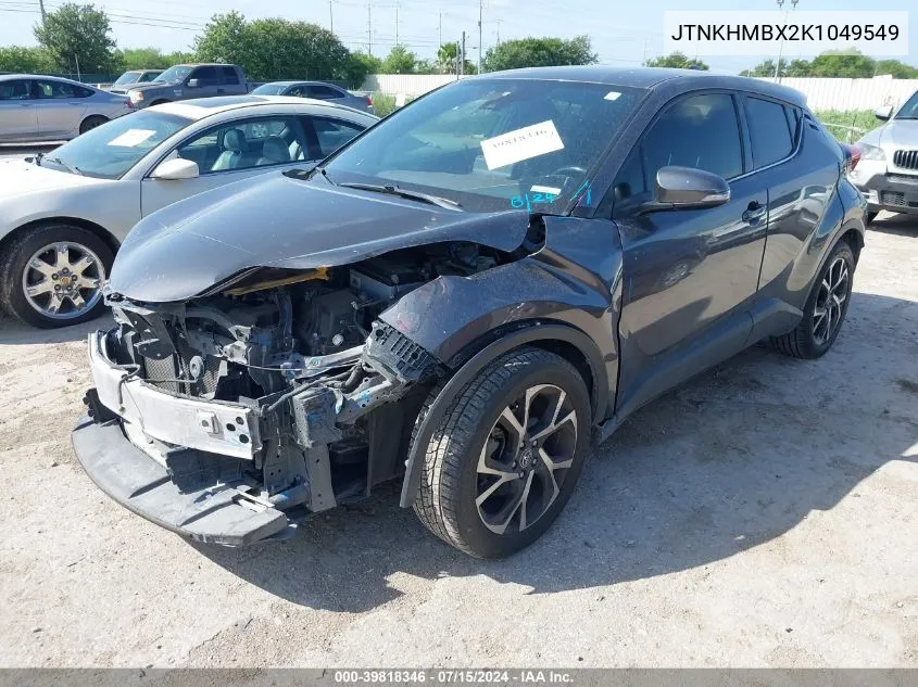 2019 Toyota C-Hr Limited VIN: JTNKHMBX2K1049549 Lot: 39818346