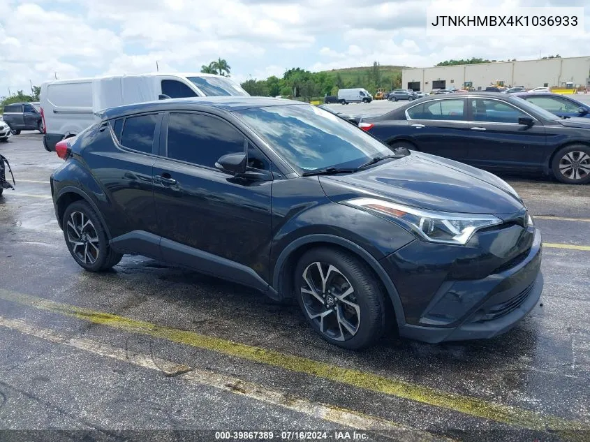 JTNKHMBX4K1036933 2019 Toyota C-Hr Xle/Le/Limited