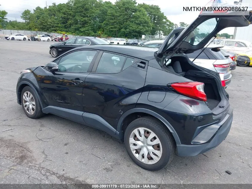 2019 Toyota C-Hr Le VIN: NMTKHMBXXKR088637 Lot: 39911779