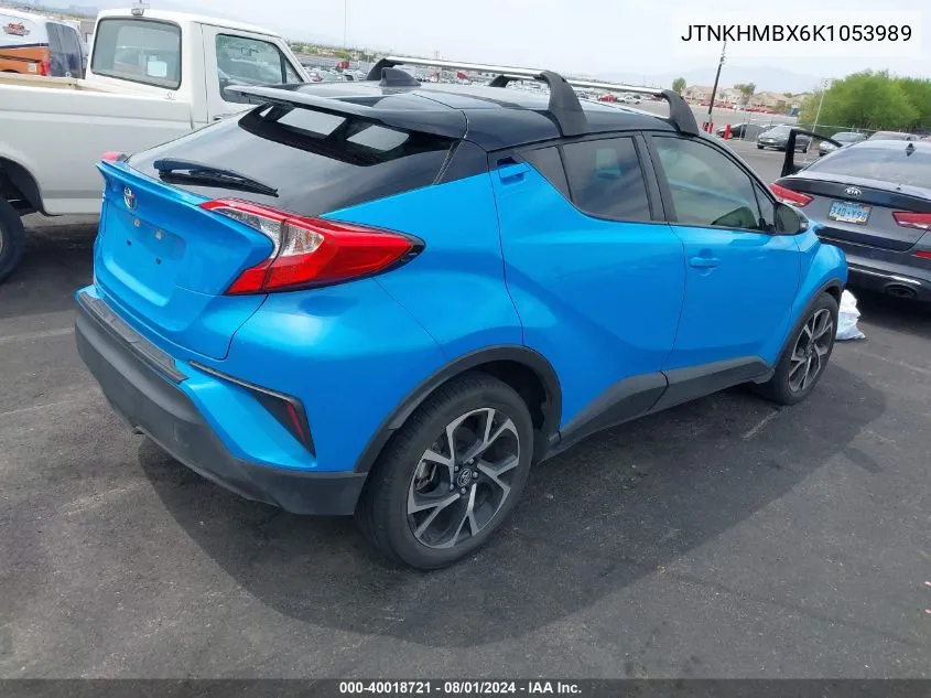 2019 Toyota C-Hr Xle VIN: JTNKHMBX6K1053989 Lot: 40018721