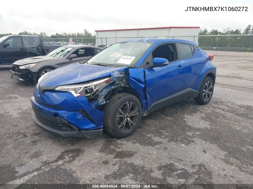 2019 Toyota C-Hr Le VIN: JTNKHMBX7K1060272 Lot: 40054934