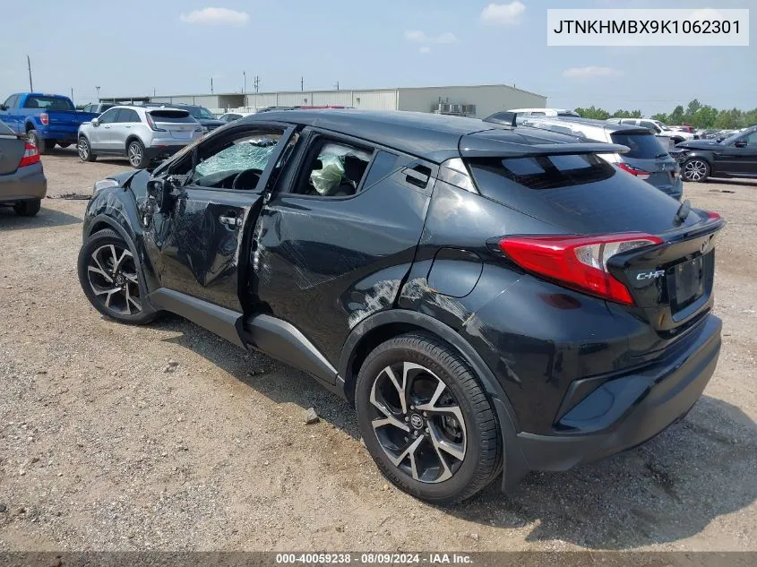 2019 Toyota C-Hr Xle VIN: JTNKHMBX9K1062301 Lot: 40059238