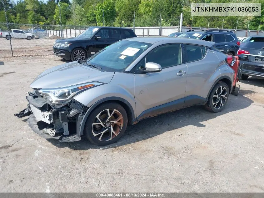 2019 Toyota C-Hr Xle/Le/Limited VIN: JTNKHMBX7K1036053 Lot: 40085461