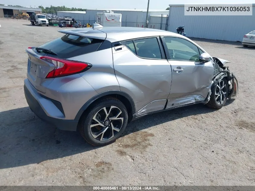 2019 Toyota C-Hr Xle/Le/Limited VIN: JTNKHMBX7K1036053 Lot: 40085461