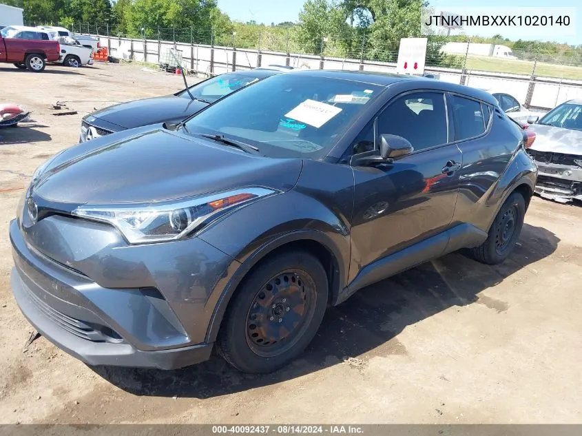 JTNKHMBXXK1020140 2019 Toyota C-Hr Le