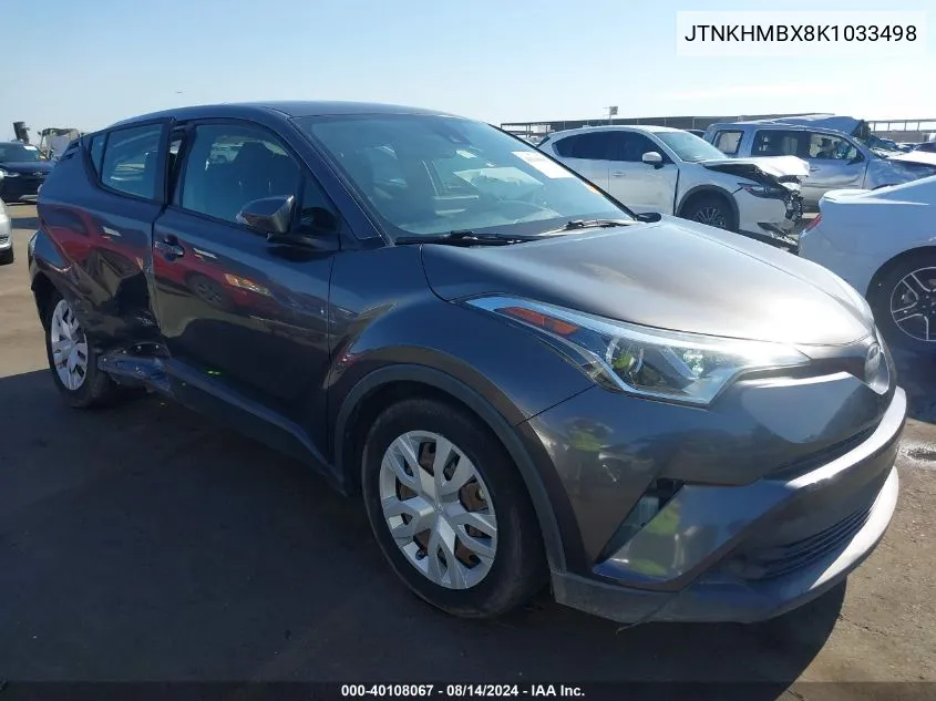 2019 Toyota C-Hr Le VIN: JTNKHMBX8K1033498 Lot: 40108067