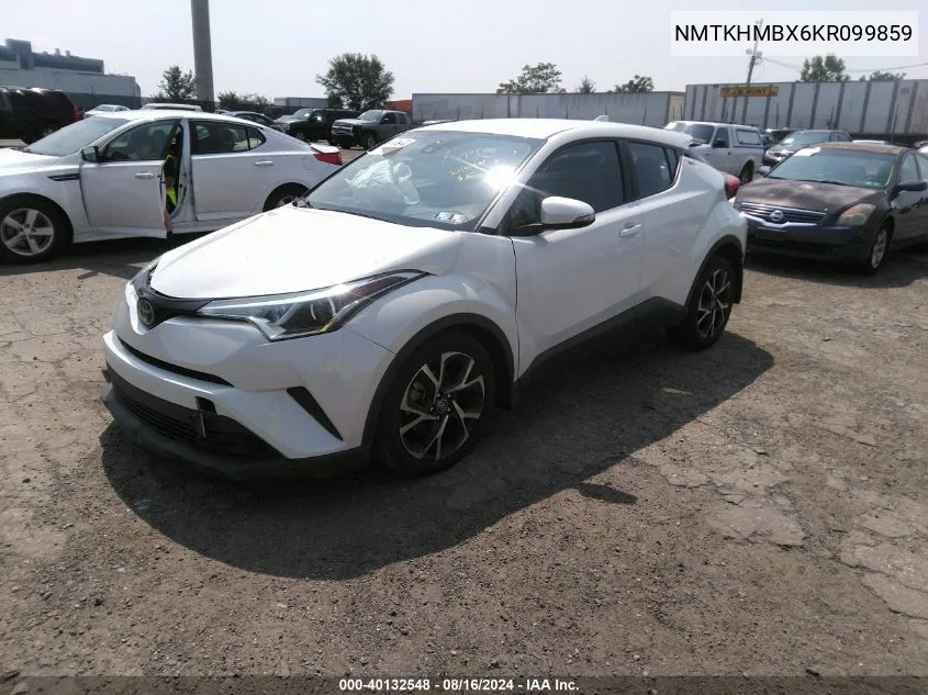 2019 Toyota C-Hr Xle VIN: NMTKHMBX6KR099859 Lot: 40132548