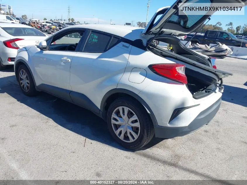 JTNKHMBX9K1034417 2019 Toyota C-Hr Xle/Le/Limited