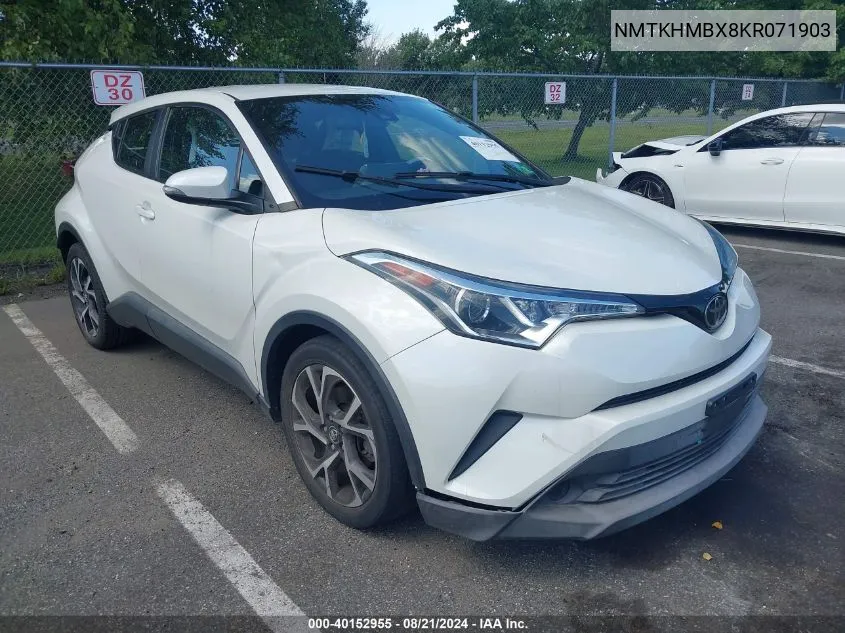 2019 Toyota C-Hr Xle VIN: NMTKHMBX8KR071903 Lot: 40152955