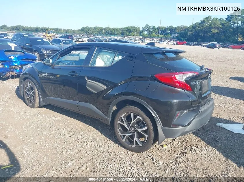 NMTKHMBX3KR100126 2019 Toyota C-Hr Xle