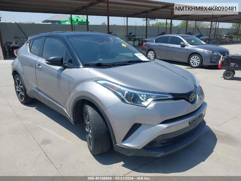 2019 Toyota C-Hr Xle VIN: NMTKHMBX4KR090481 Lot: 40168904